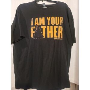 Star Wars - " I Am Your Father" -‎ Black Shirt - L